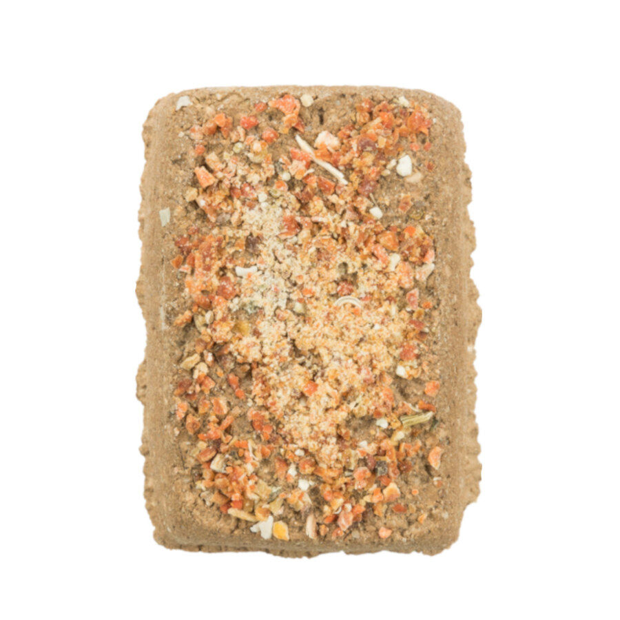 100 g Trixie Piedra de arcilla con zanahoria suplemento para conejos y peque&ntilde;os roedores, , large Imagen numero 1